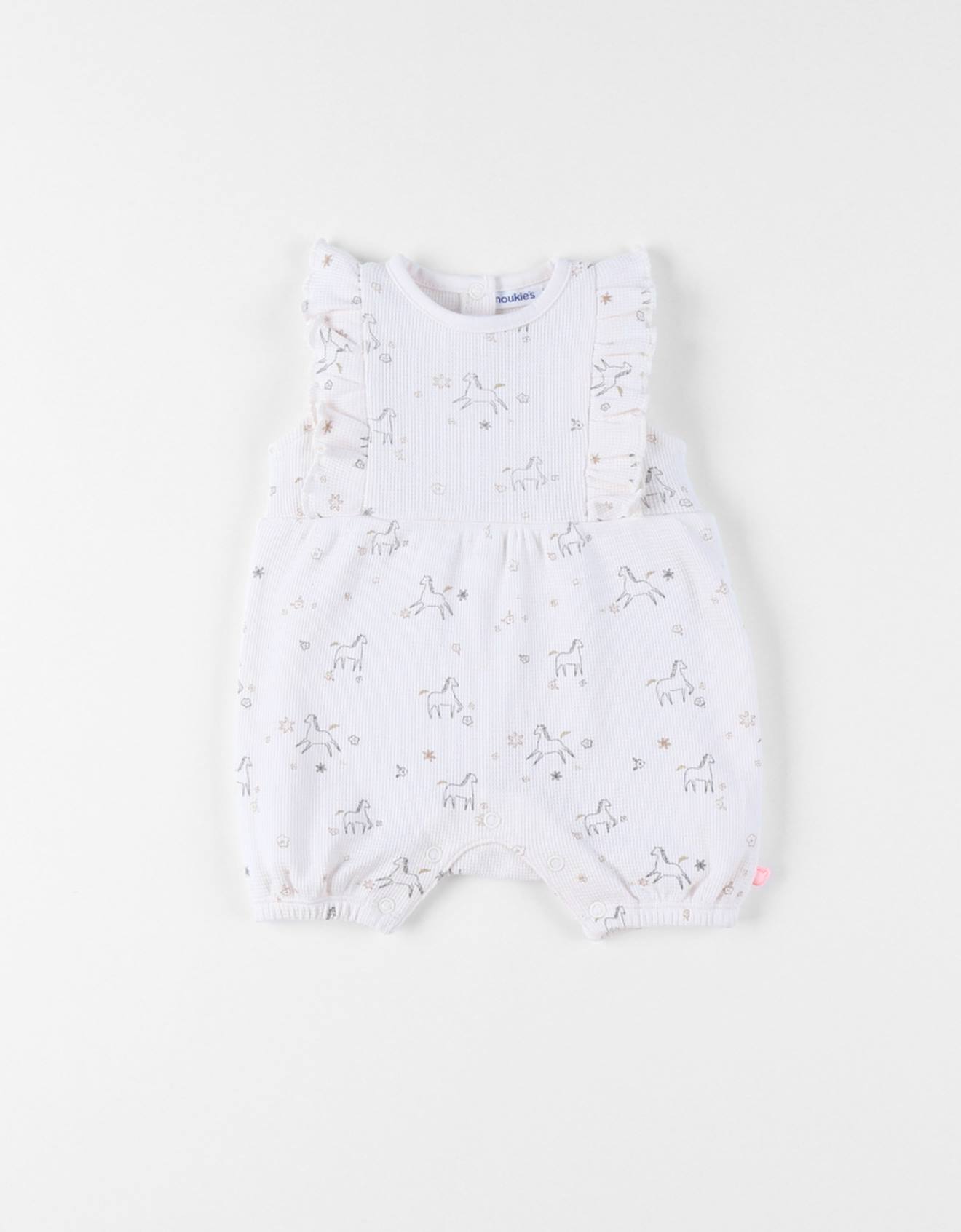 Barboteuse Jersey Fantaisie Blanc