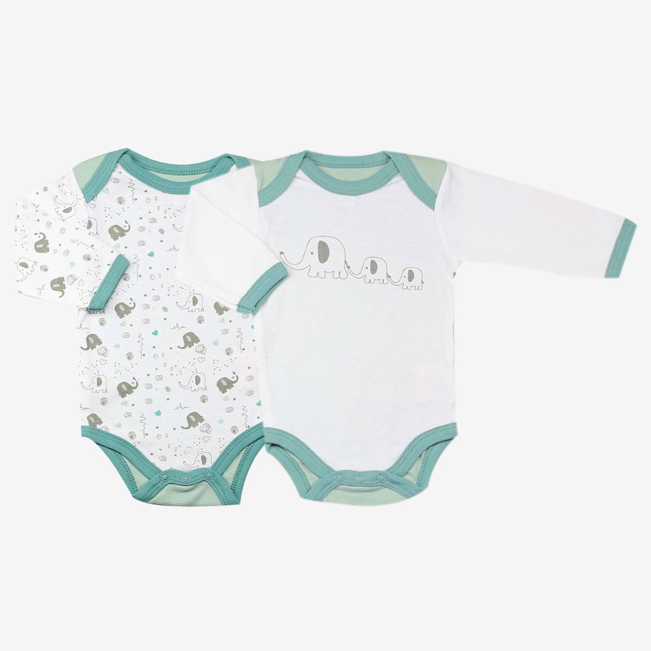 2 Bodies Bébé - Modèle Elephant Vert