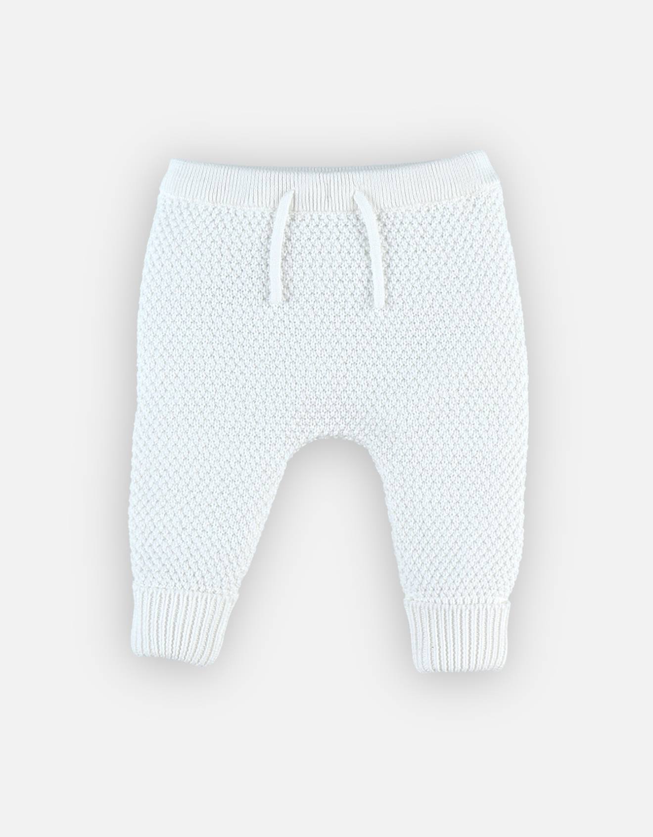 Pantalon En Tricot Blanc