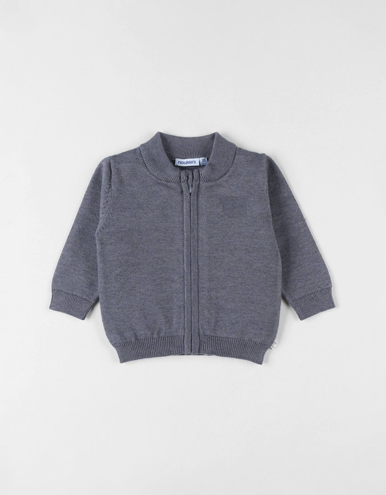 Cardigan En Tricot Gris