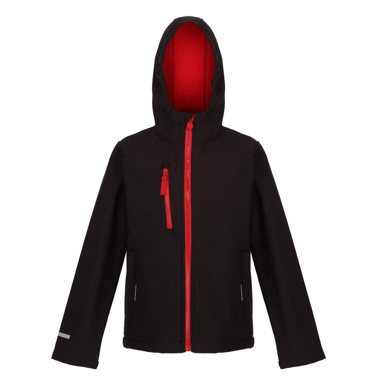 Veste Softshell Polyester Ablaze Noir / Rouge Classique