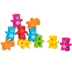 Jouet-Premier âge-Jeu d'adresse oursons colorés