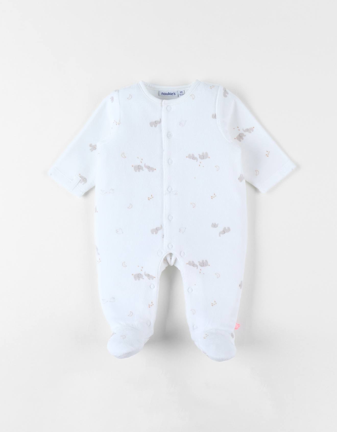 Pyjama Velours - Bali Et Moka Ecru