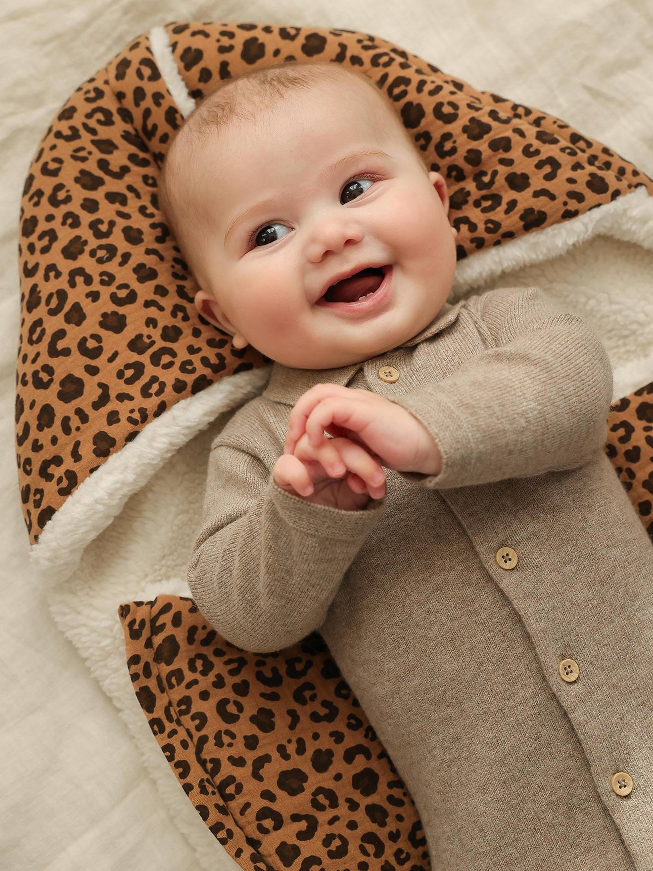 Nid d'ange réversible écru (Envie De Fraise) - Couverture