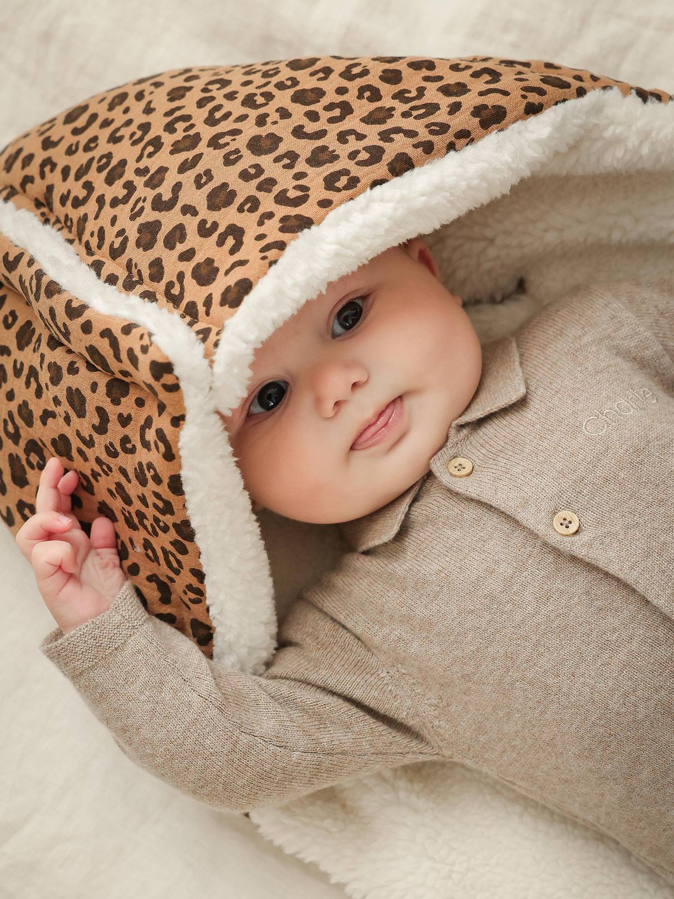 Nid d'ange réversible écru (Envie De Fraise) - Image 2