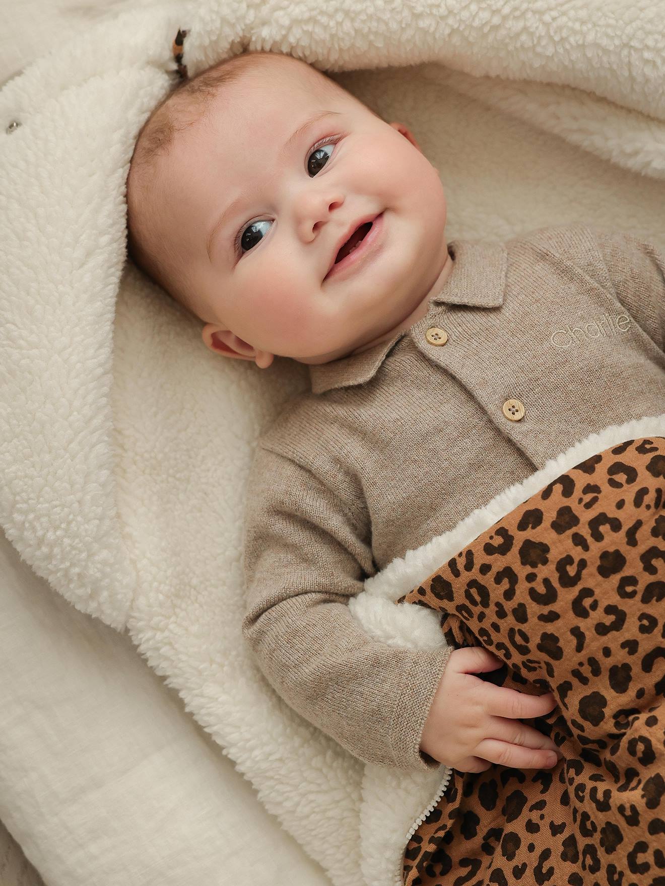 Nid d'ange réversible écru (Envie De Fraise) - Image 1