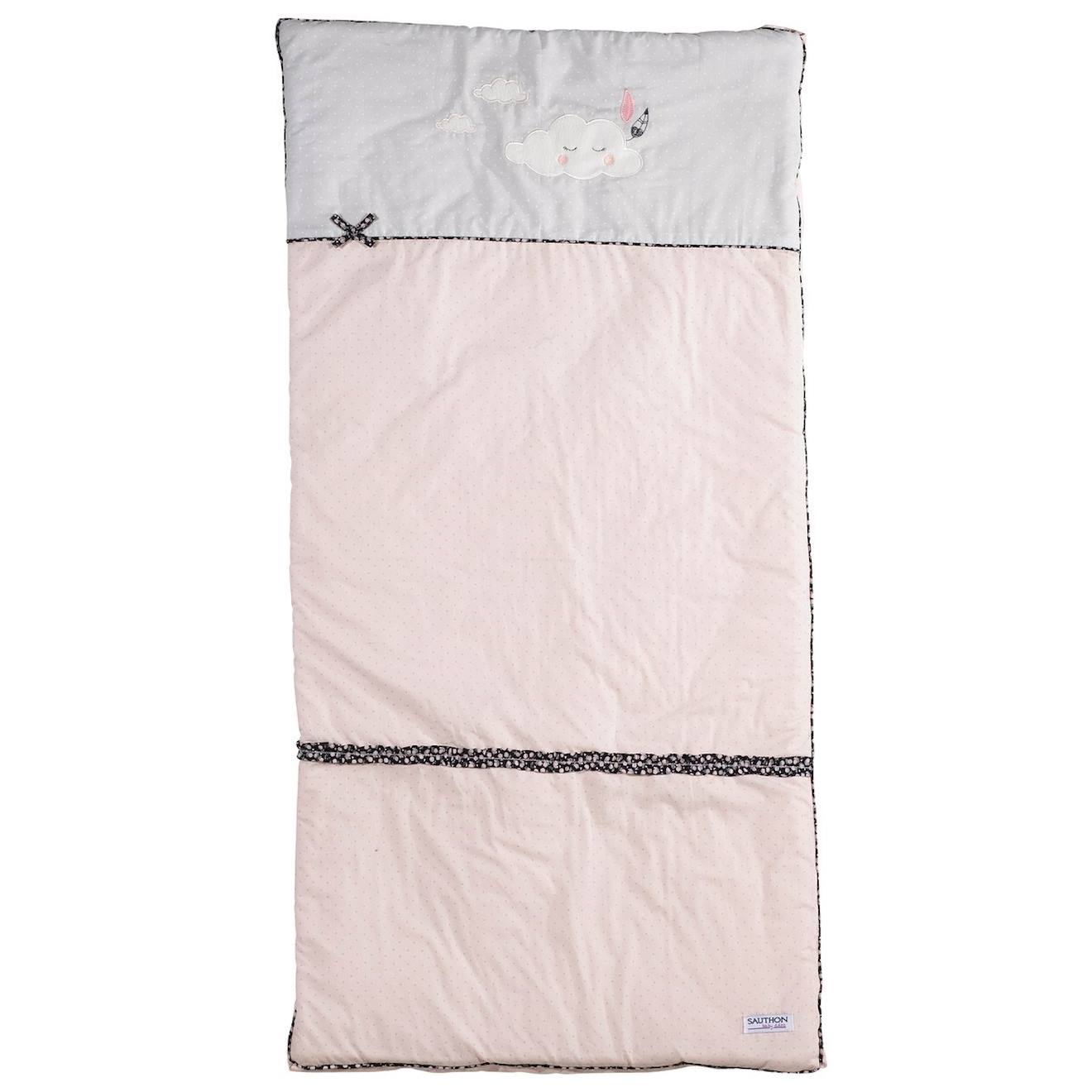 Edredon Pour Lit Bébé En Coton - Miss Fleur De Lune Rose