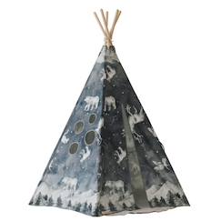 Jouet-Jeux d'imitation-Tente tipi ciel étoilé en coton