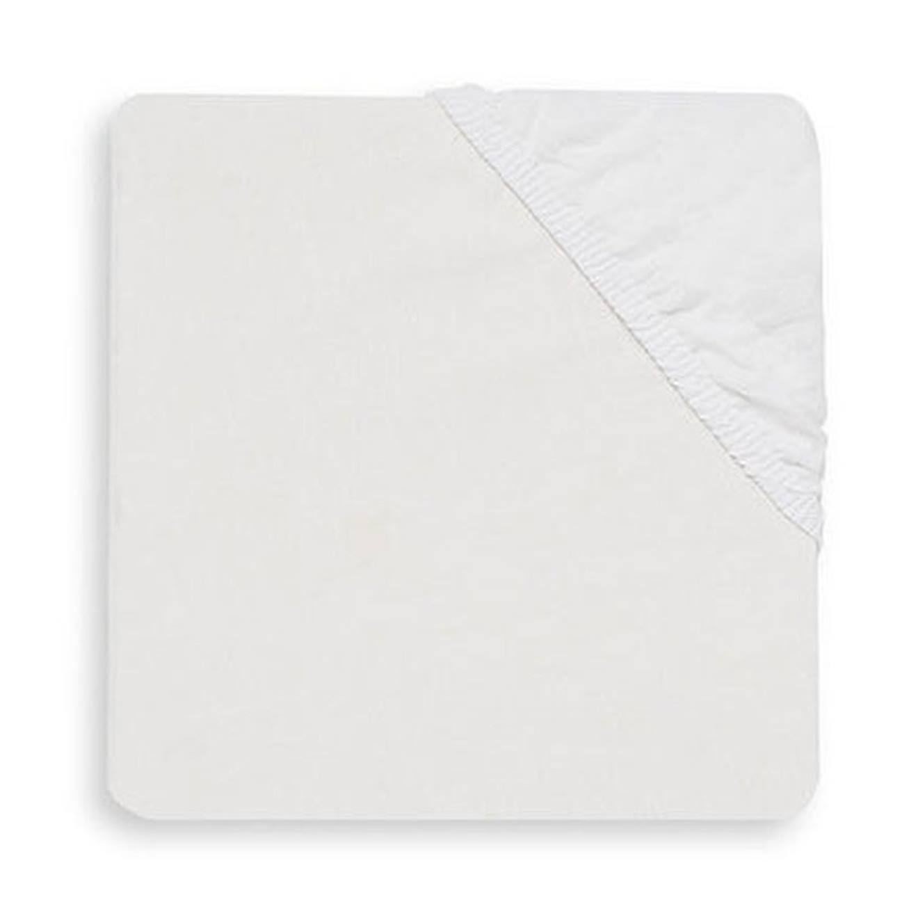 Drap Housse Tissu En Coton Blanc