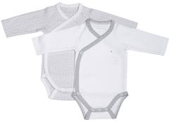 -Bodies bébé à manches longues lot de 2