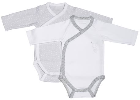 Bébé-Bodies bébé à manches longues lot de 2