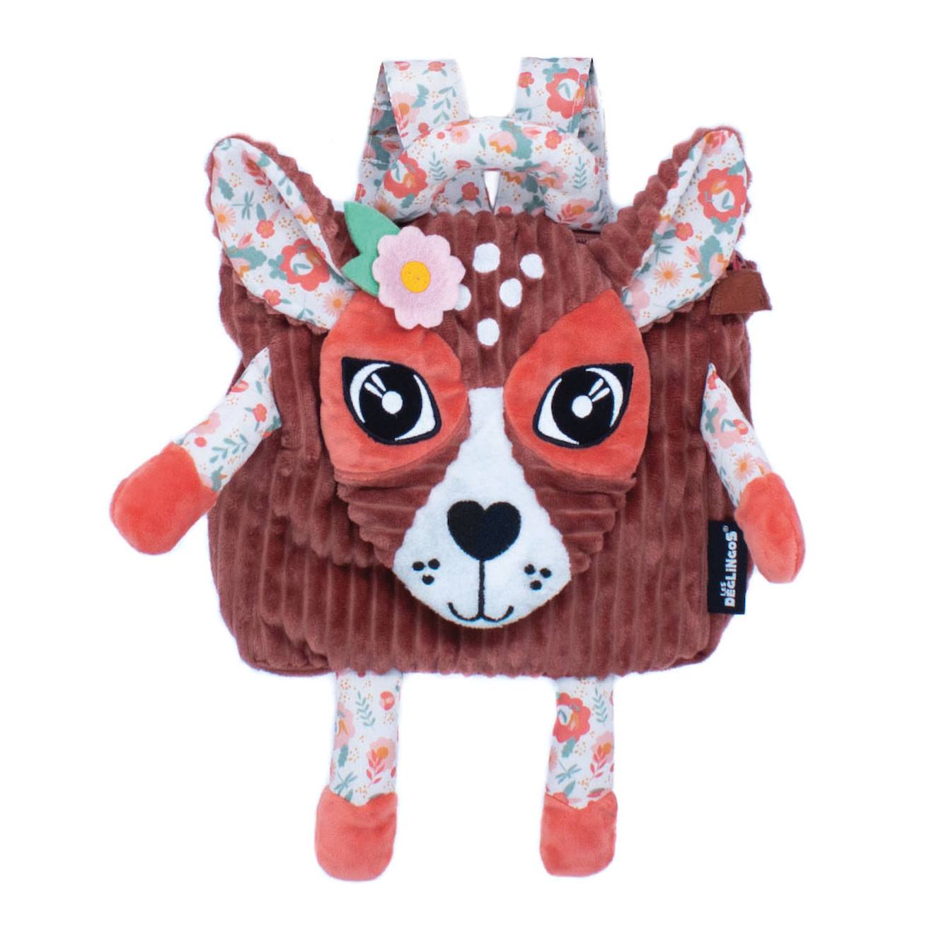 Sac Dos Enfant Velours Rose 35 €