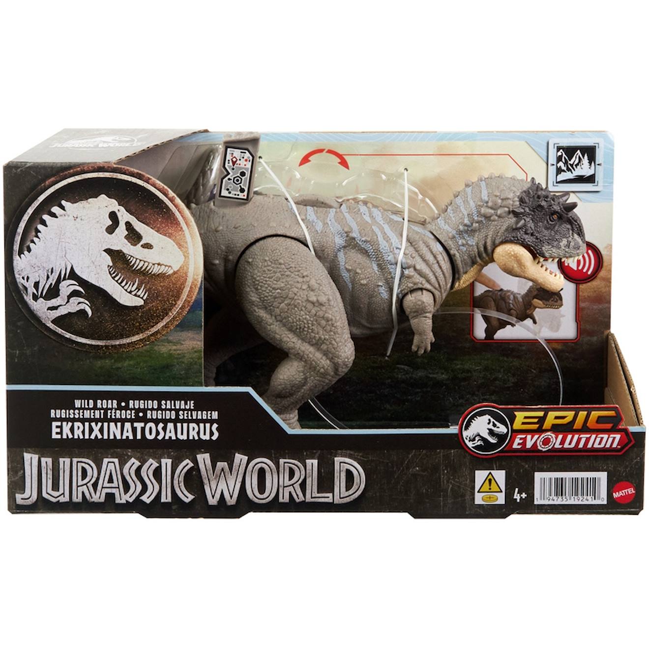 Dinosaure Ekrixnatosaurus Sonore Jurassic World Multicolore