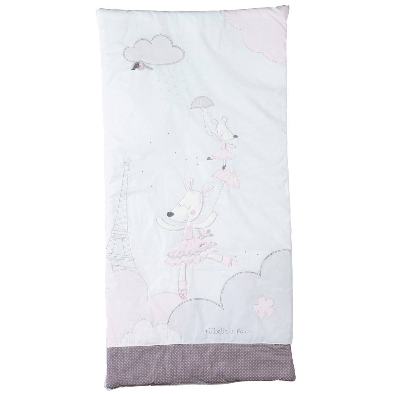 Edredon Pour Lit Bébé En Coton Blanc