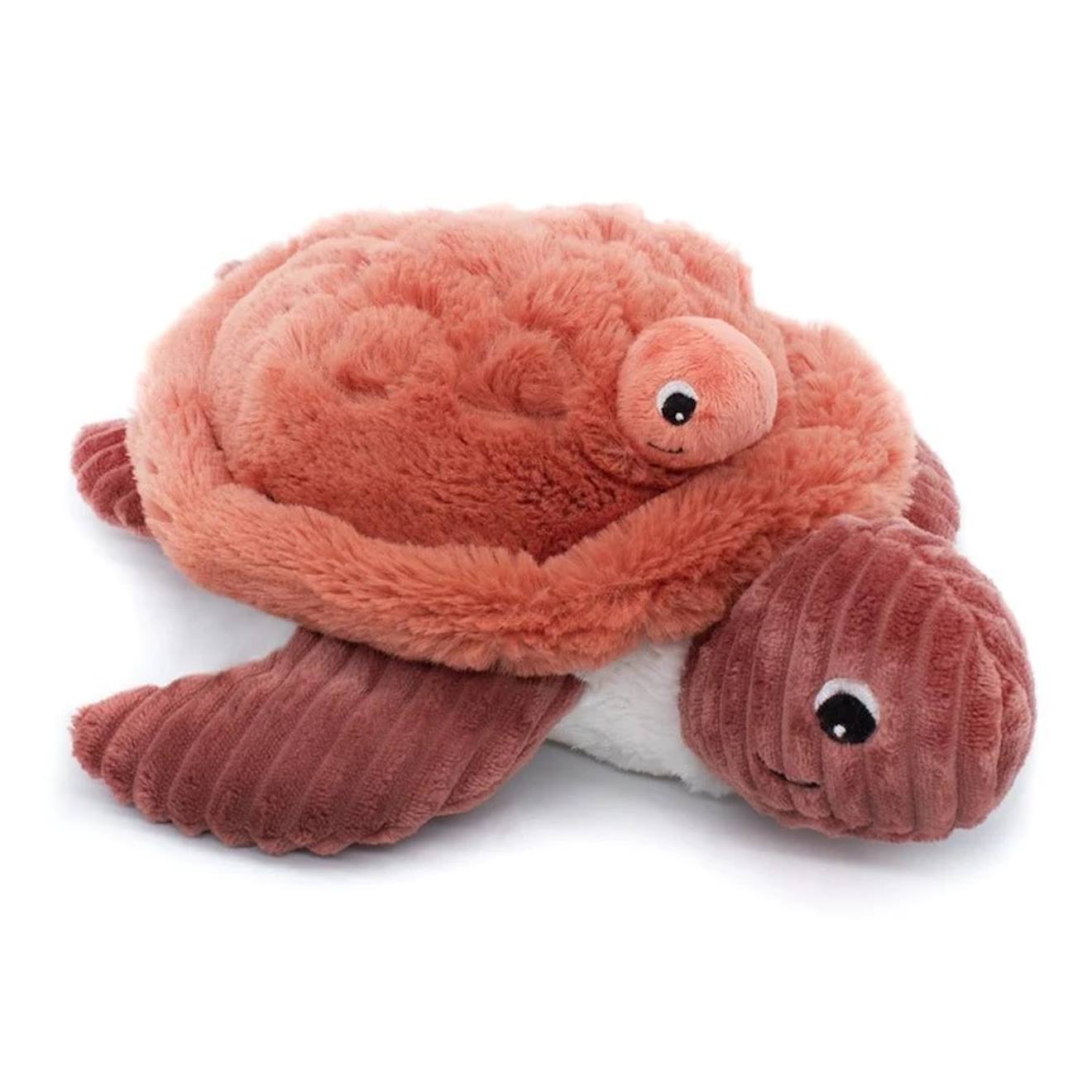 Peluche Maman Bébé Tortue Terracotta Rose