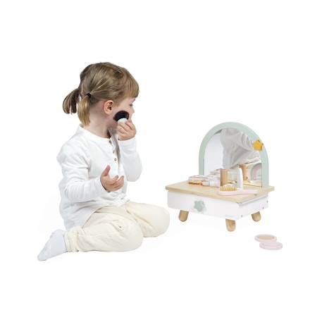 Coiffeuse de table en bois licorne Blanc 2 - vertbaudet enfant 