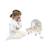 Coiffeuse de table en bois licorne Blanc 2 - vertbaudet enfant 