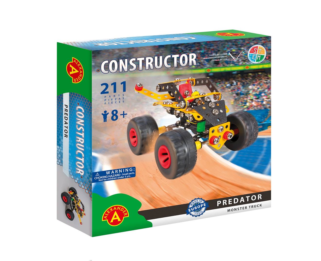 Constructor Predator - Monster Truck Gris