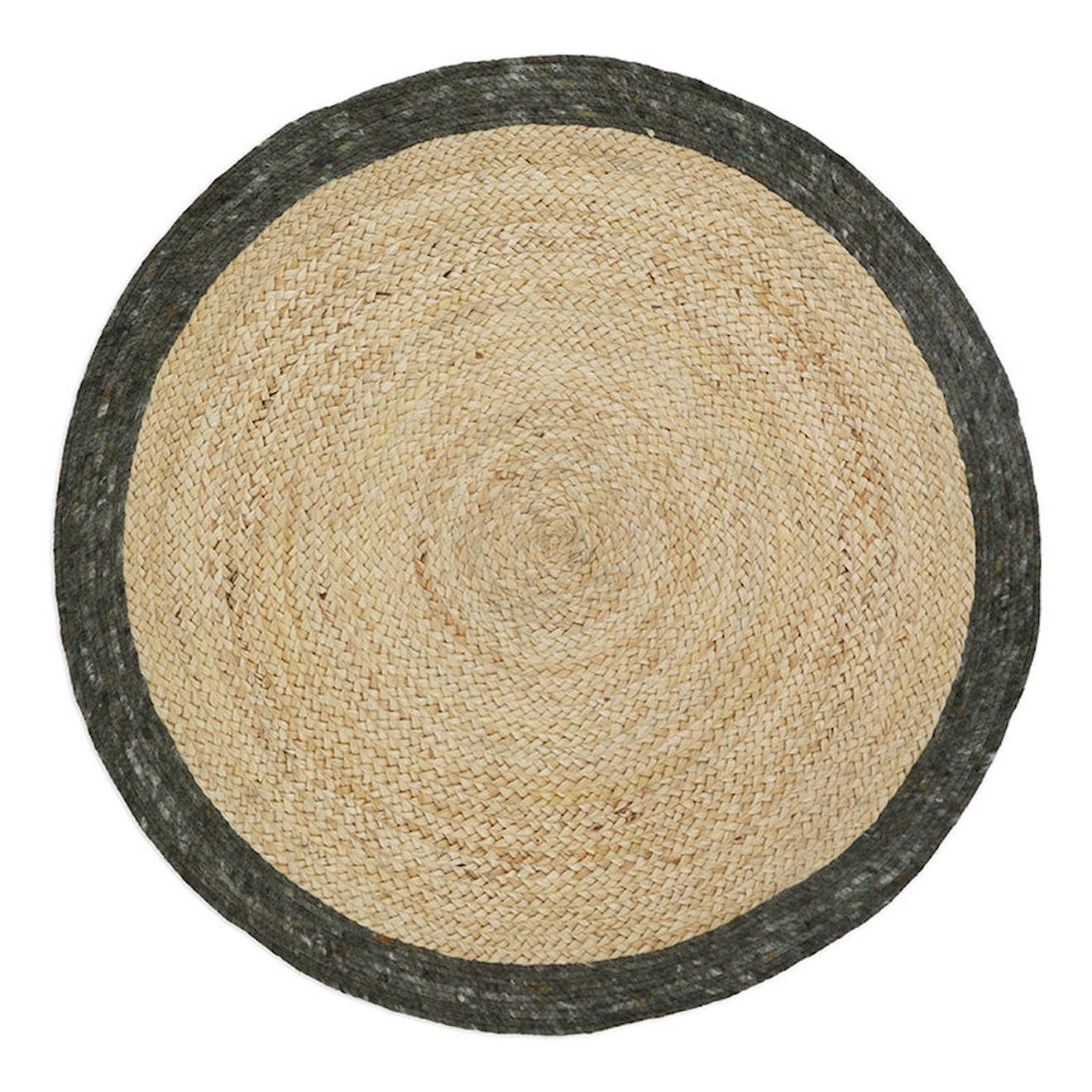 Nattiot - Yhuki Tapis Jute & Laine Olive