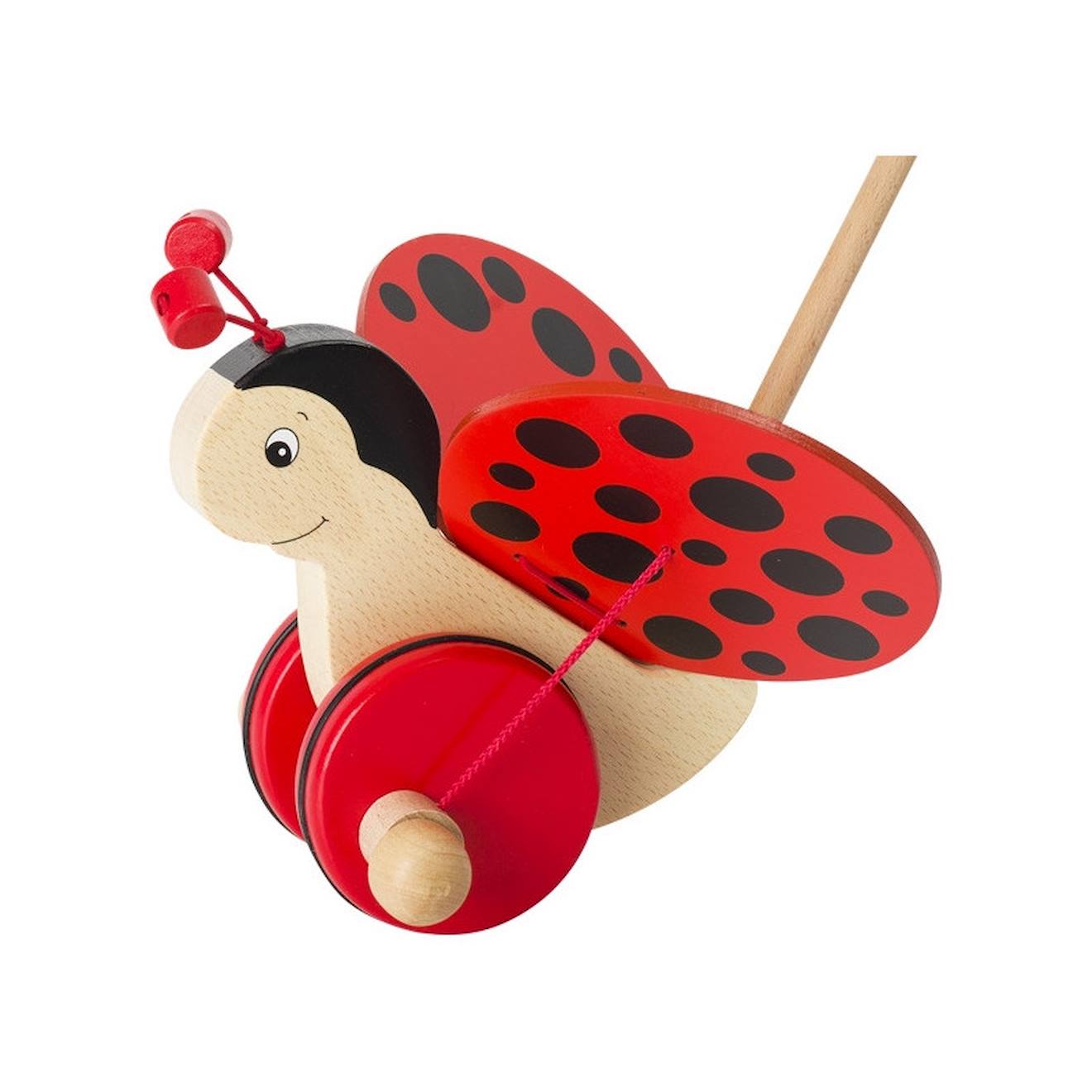 Coccinelle Florah À Pousser Rouge