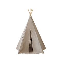 Jouet-Tente tipi lin naturel en coton