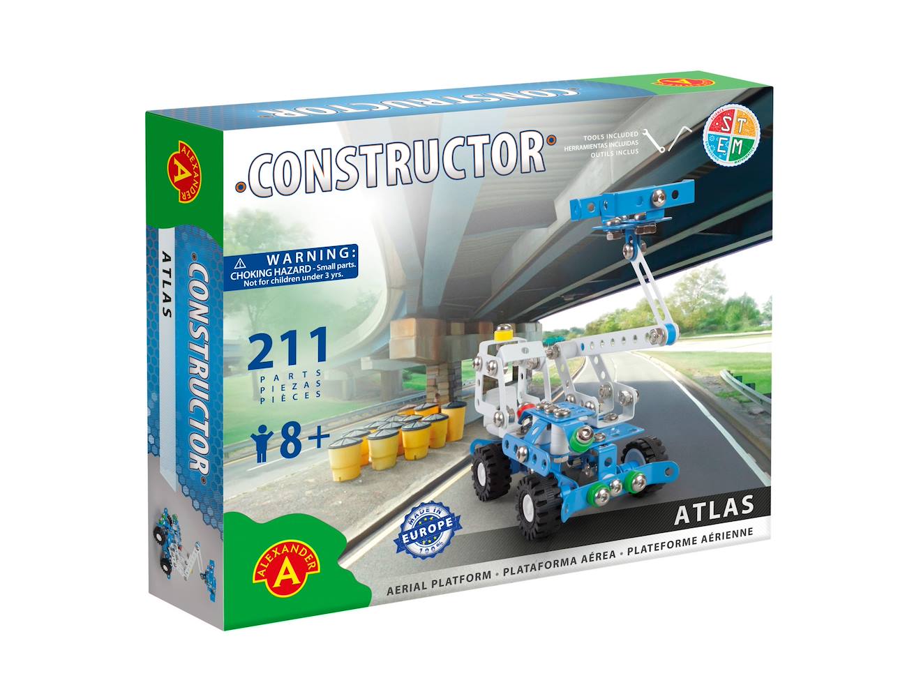 Constructor Atlas - Plateforme Aérienne Bleu