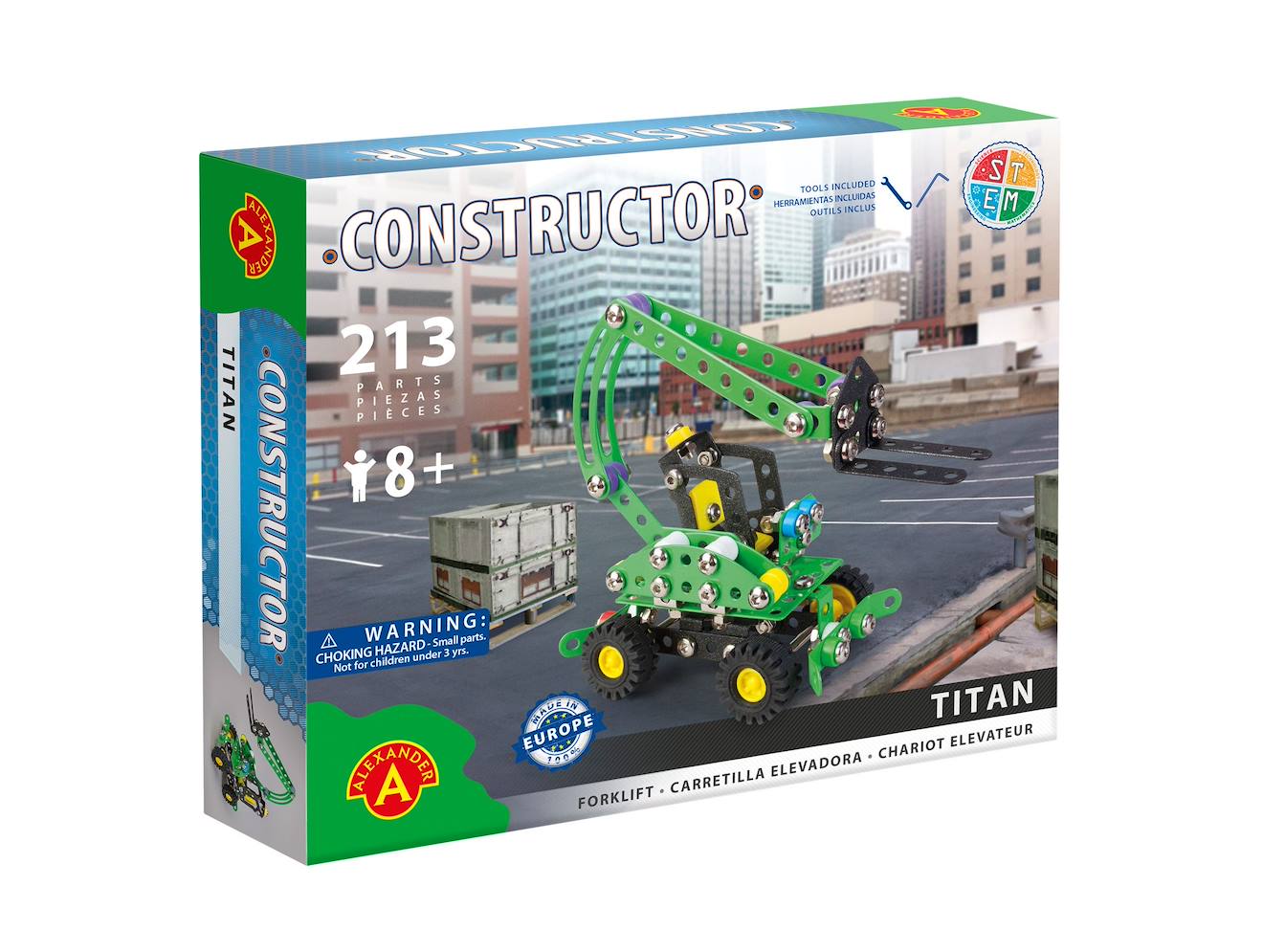 Constructor Titan - Chariot Élévateur Vert