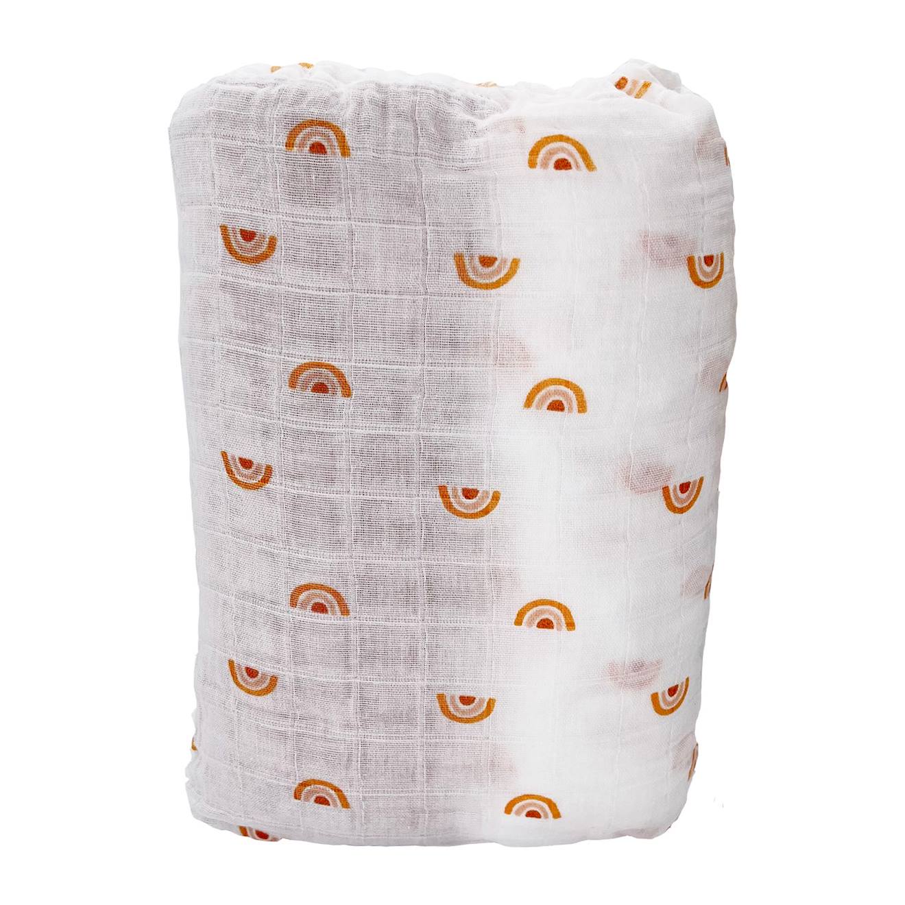 Lot De 2 Draps Housse En Coton Bio Orange (Sauthon) - Image 1