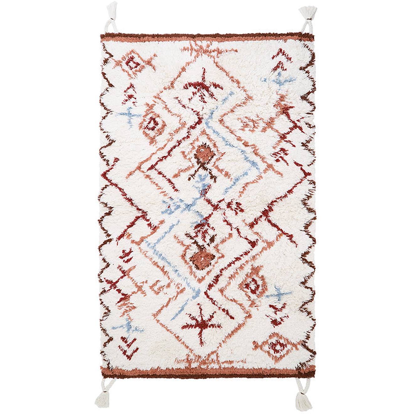 Tapis Enfant Coton Lavable Style Berbère Karmen Multicolore
