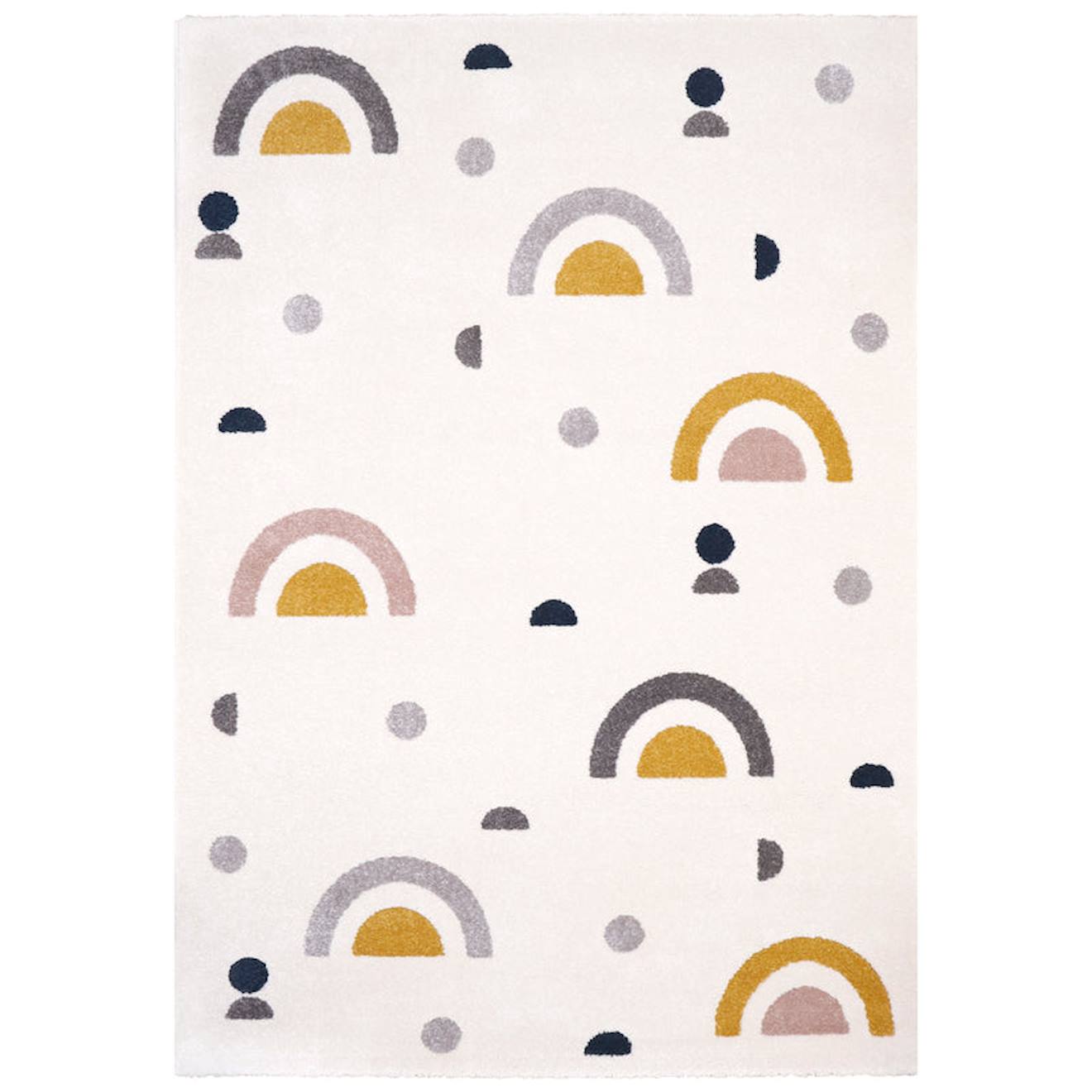 Tapis Chambre Enfant Arc En Ciel Mery Multicolore