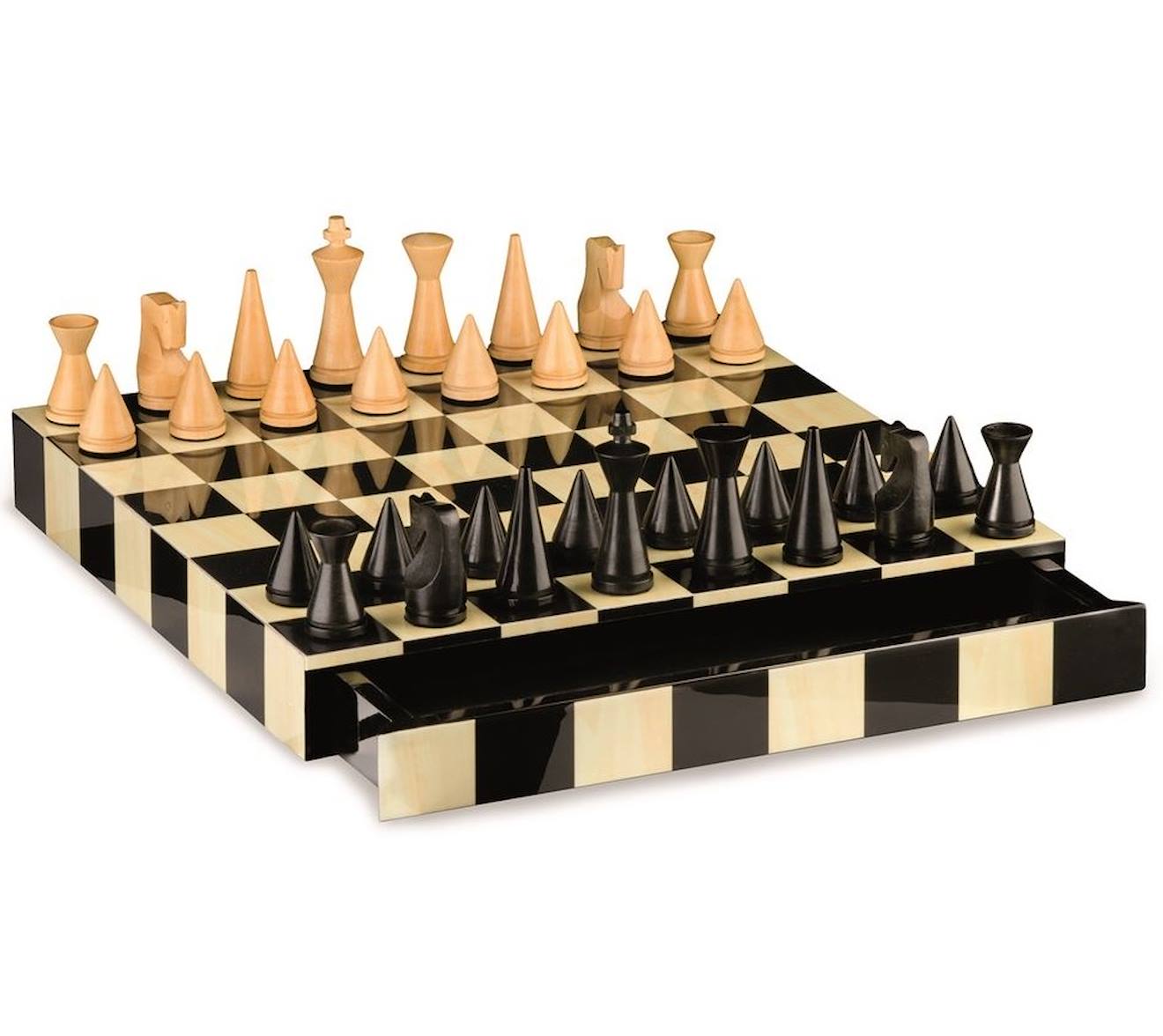 Jeu D'échecs Deluxe Noir