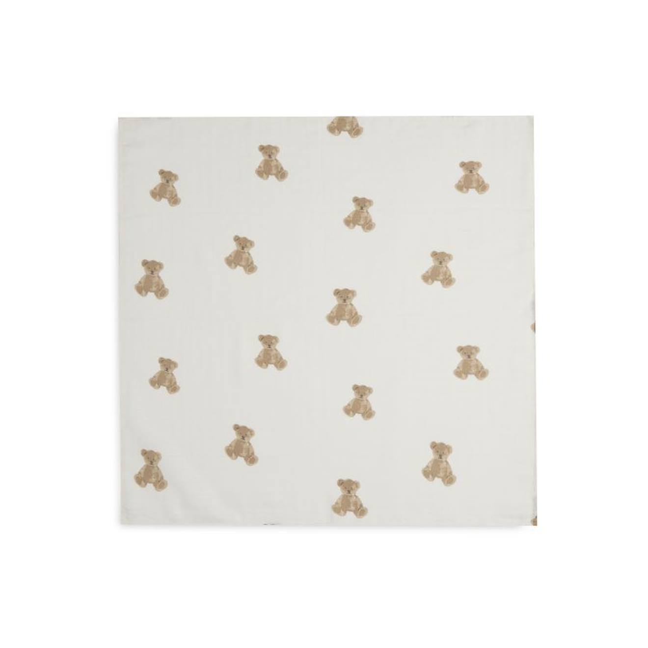 Lange Small Teddy Bear (3pack) En Gaze De Coton Multicolore (Jollein) - Image 1