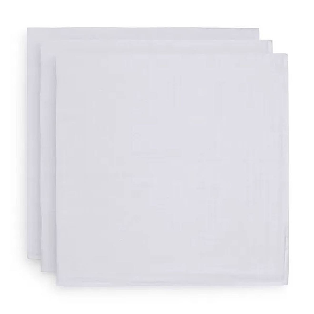 Lange Gaze De Coton Small (3 Pcs) En Coton Hydrophile Blanc