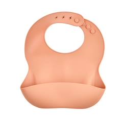-Bavoir silicone avec récupérateur