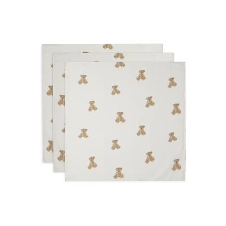 Jollein - Lange Small Teddy Bear (3pack) En Gaze De Coton Multicolore