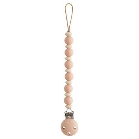 Attache sucette en silicone Beige foncé+Beige, écru+Bleu+Bois+Ecru+Jaune+Rose+Vert d'eau 1 - vertbaudet enfant 