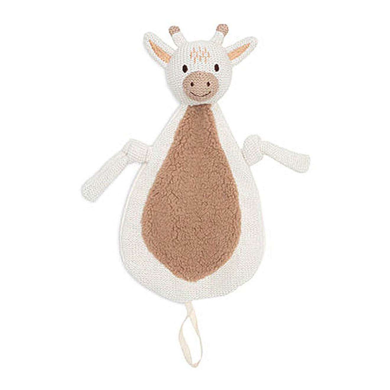 Attache Sucette En Coton Girafe
