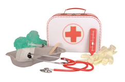 Jouet-Jeux d'imitation-Maison, bricolage et métiers-Valise de docteur