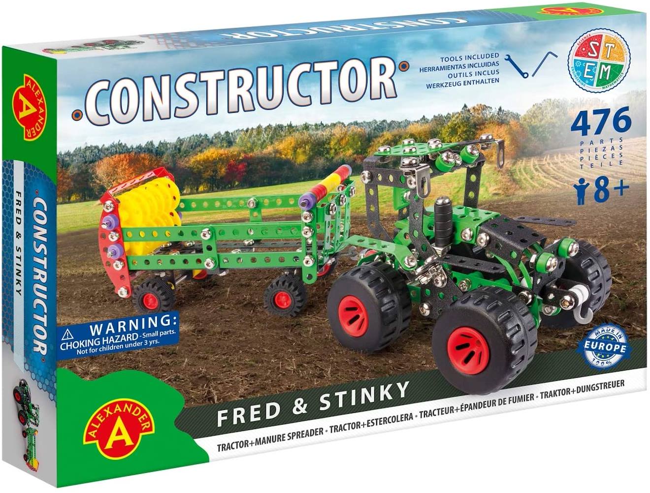 Constructor Fred Et Stinky Vert