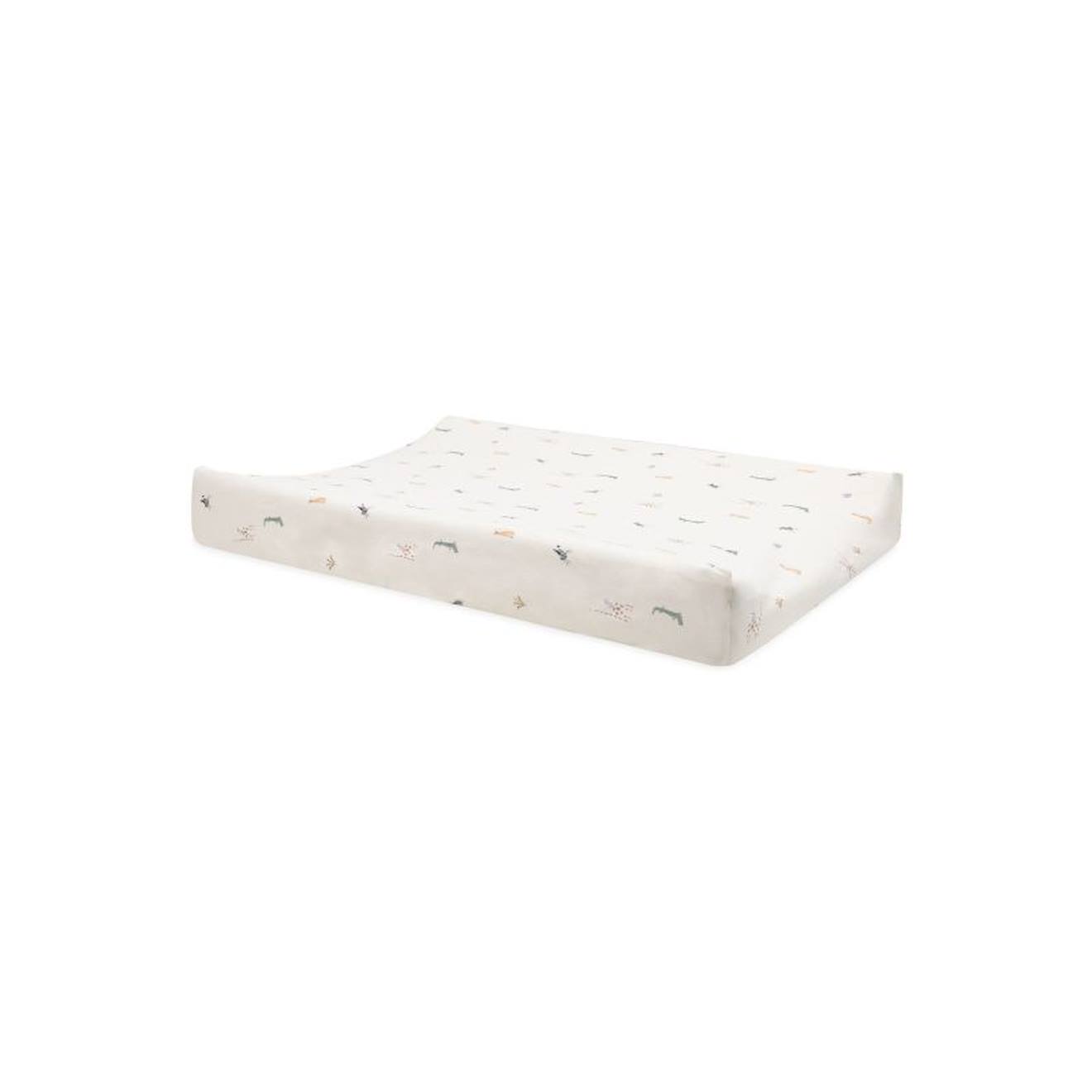 Housse Matelas À Langer Jersey En Coton Beige Jungle