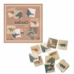 Jouet-Jeux éducatifs-Formes, couleurs et association-Mémo dino