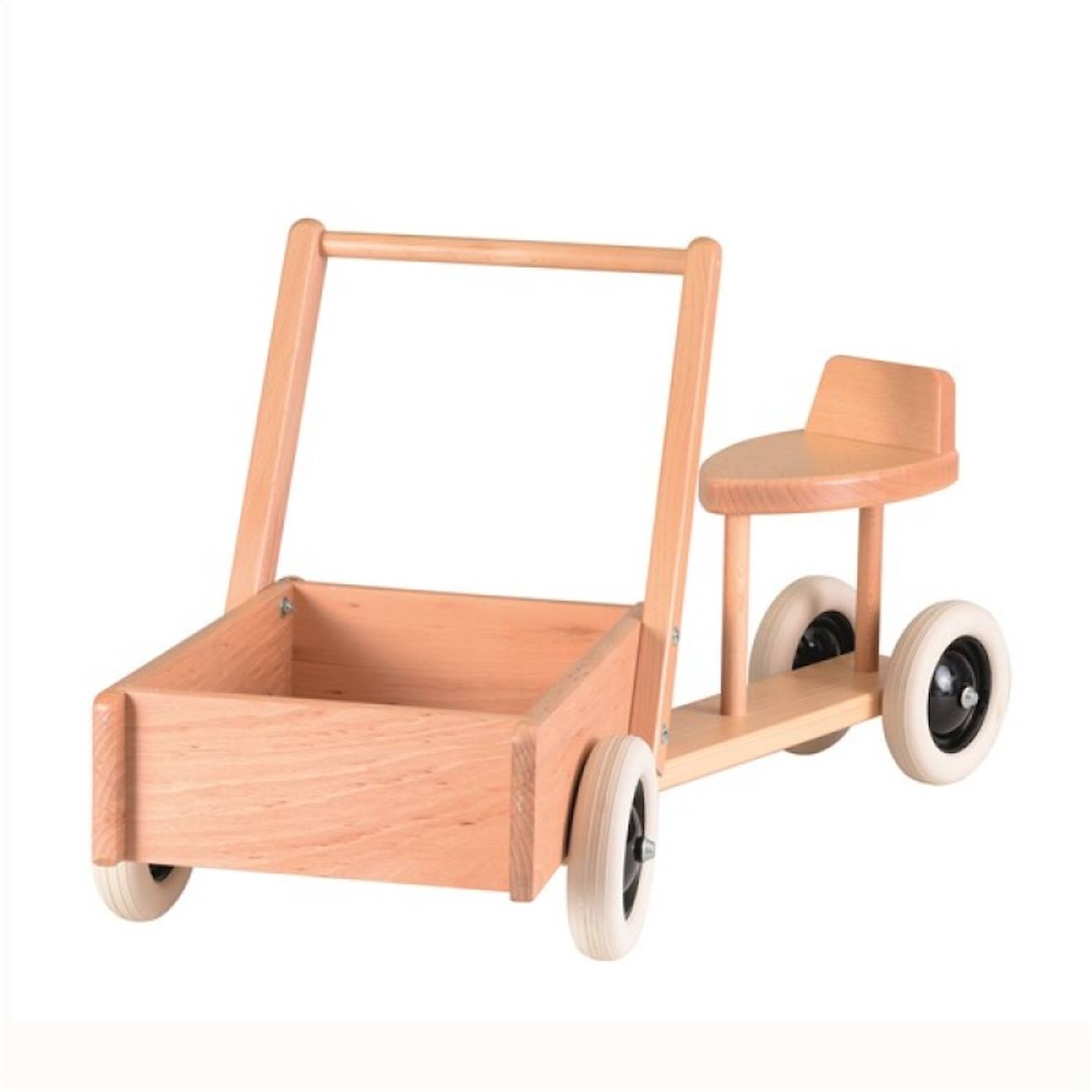 Egmont Toys - Trotteur Avec Bac En Bois Beige