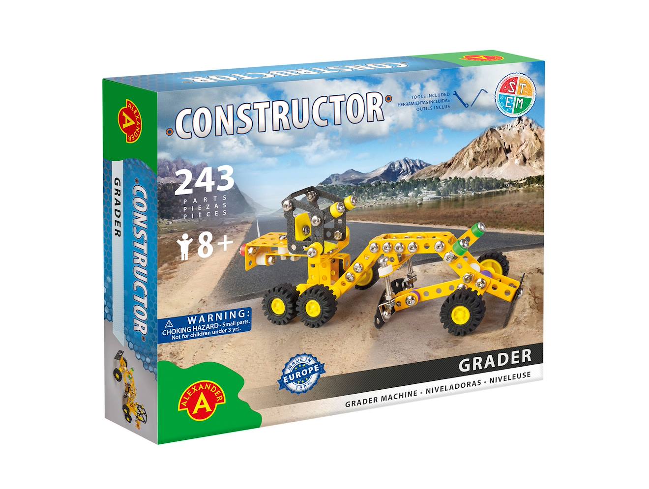 Constructor Grader - Niveleuse Jaune