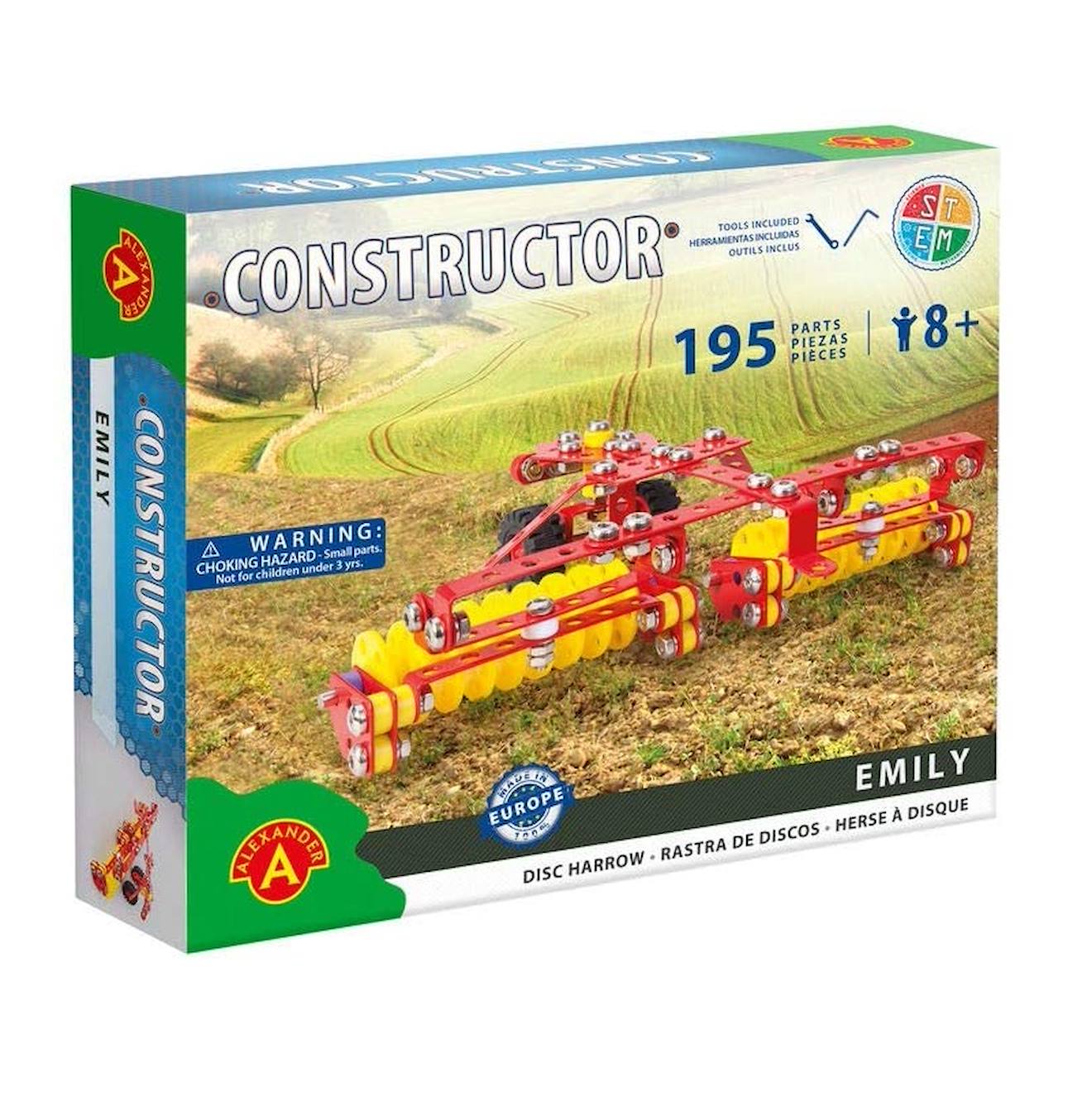 Constructor Emily - Herse À Disques Rouge