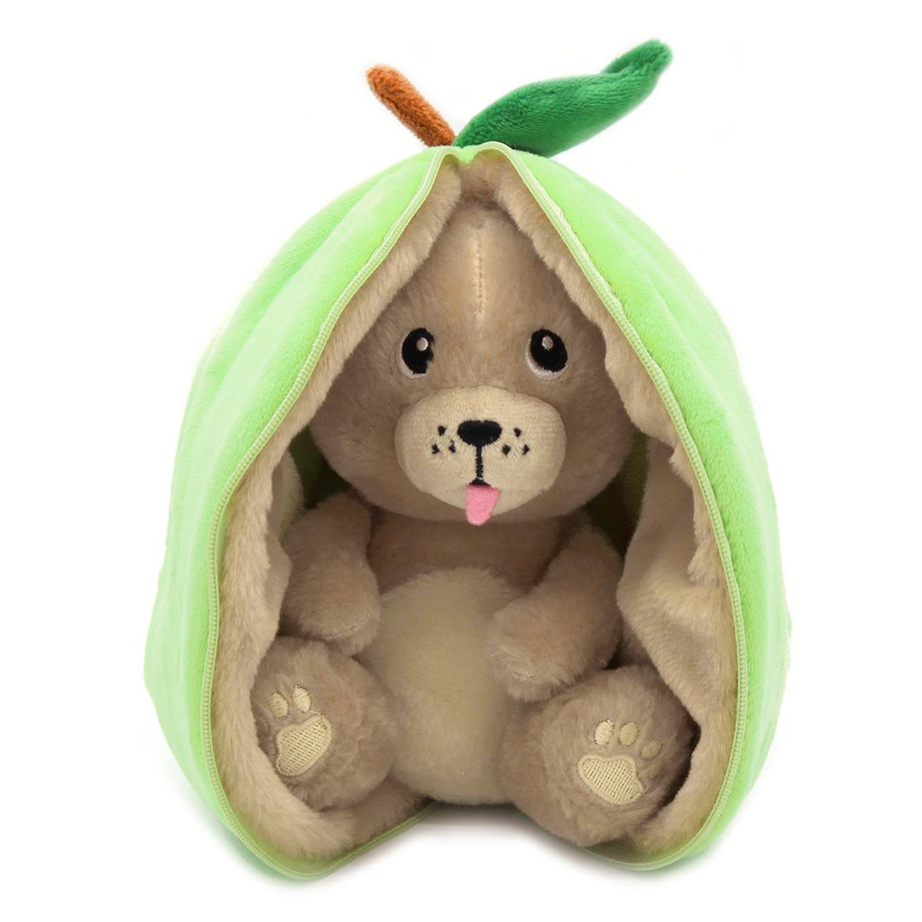 Peluche Flipetz Chien Pomme Vert