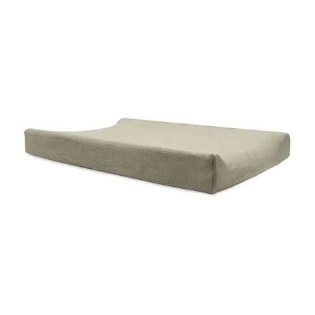 Jollein - Housse Matelas À Langer Éponge En Coton Vert Olive