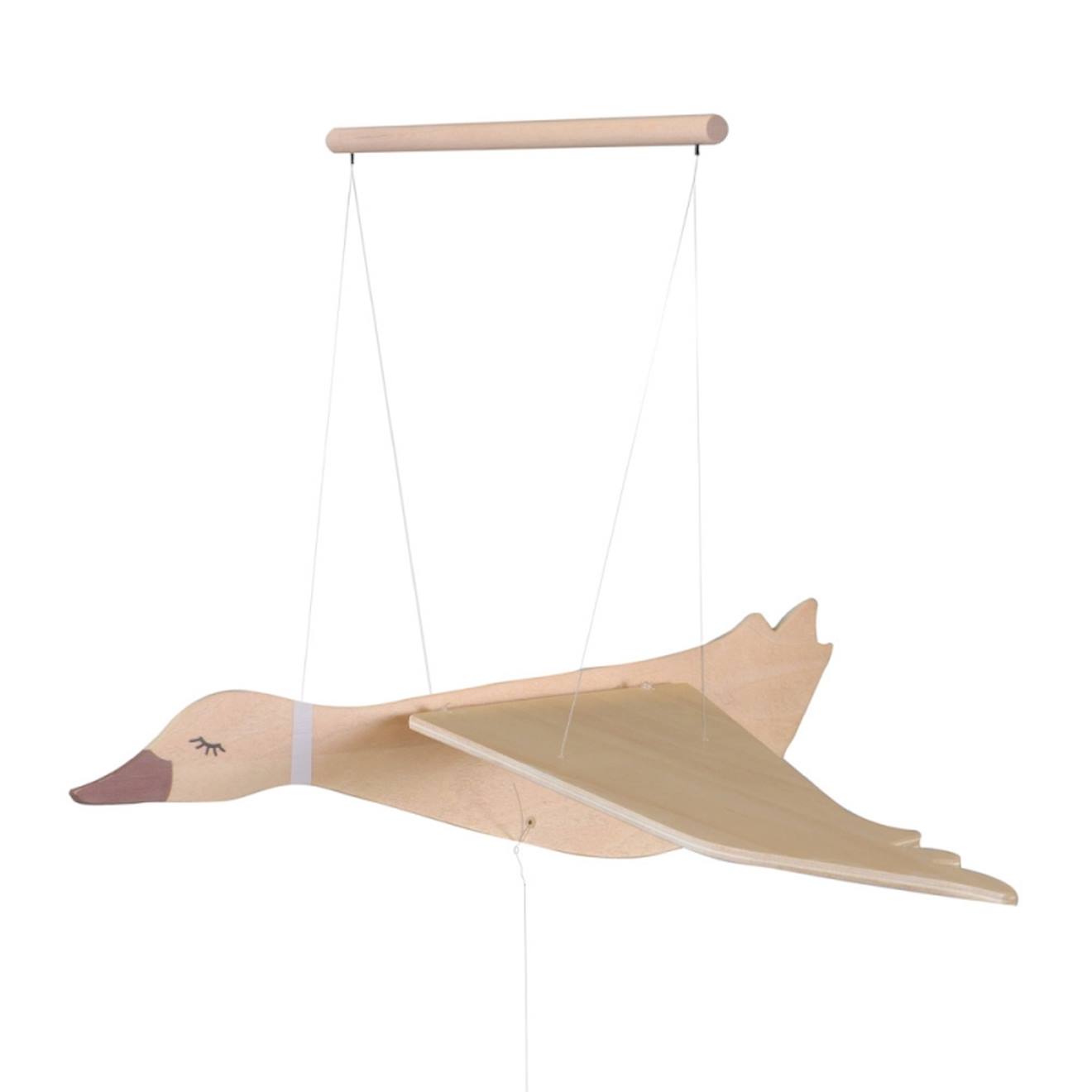Mobile Oie Volante En Bois Beige