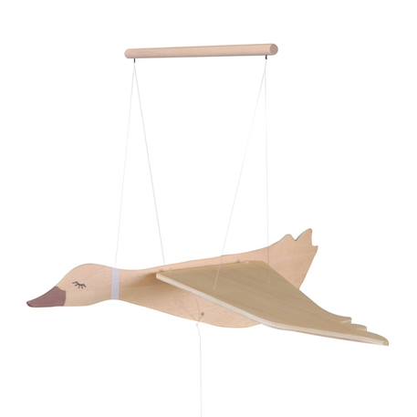 Egmont Toys - Mobile Oie Volante En Bois Beige