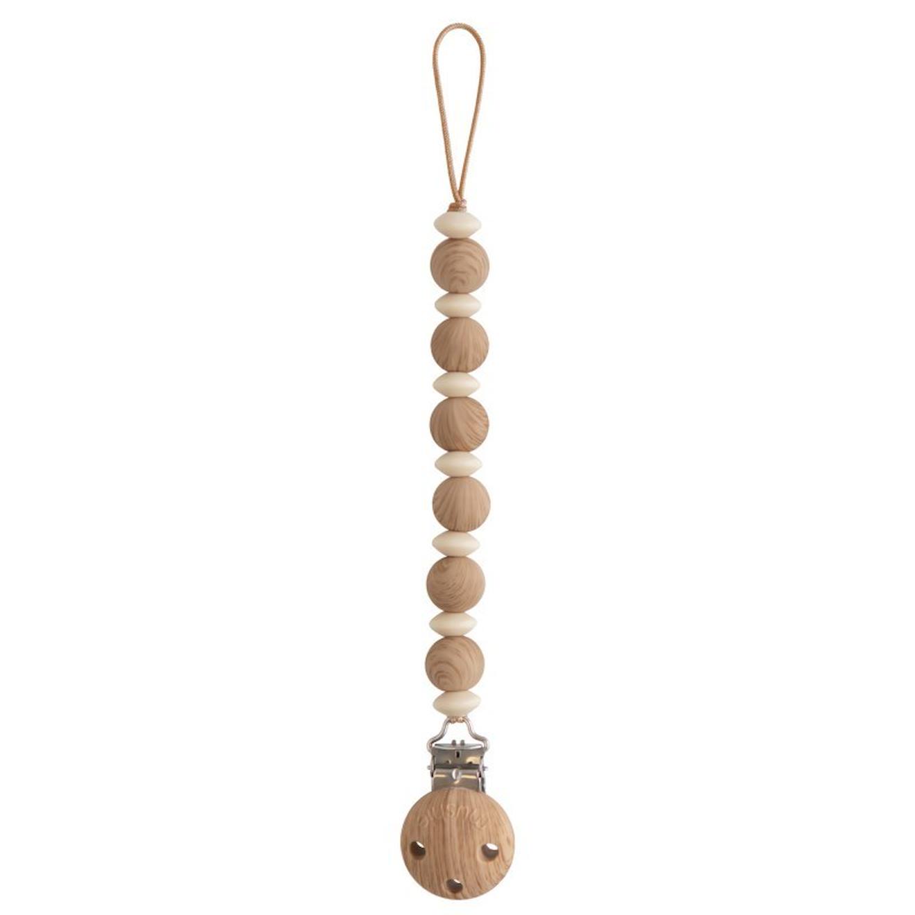 Attache Sucette En Silicone Wood