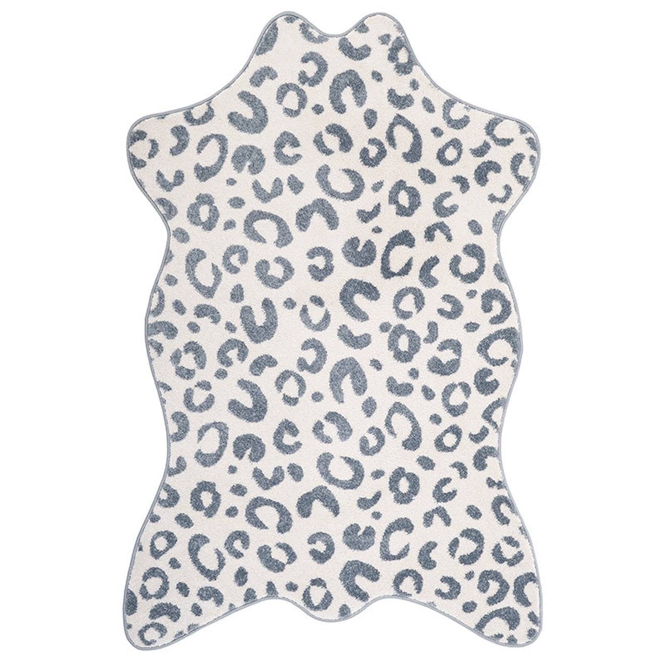 Tapis Chambre Enfant Peau De Bête Bao Silver Blue